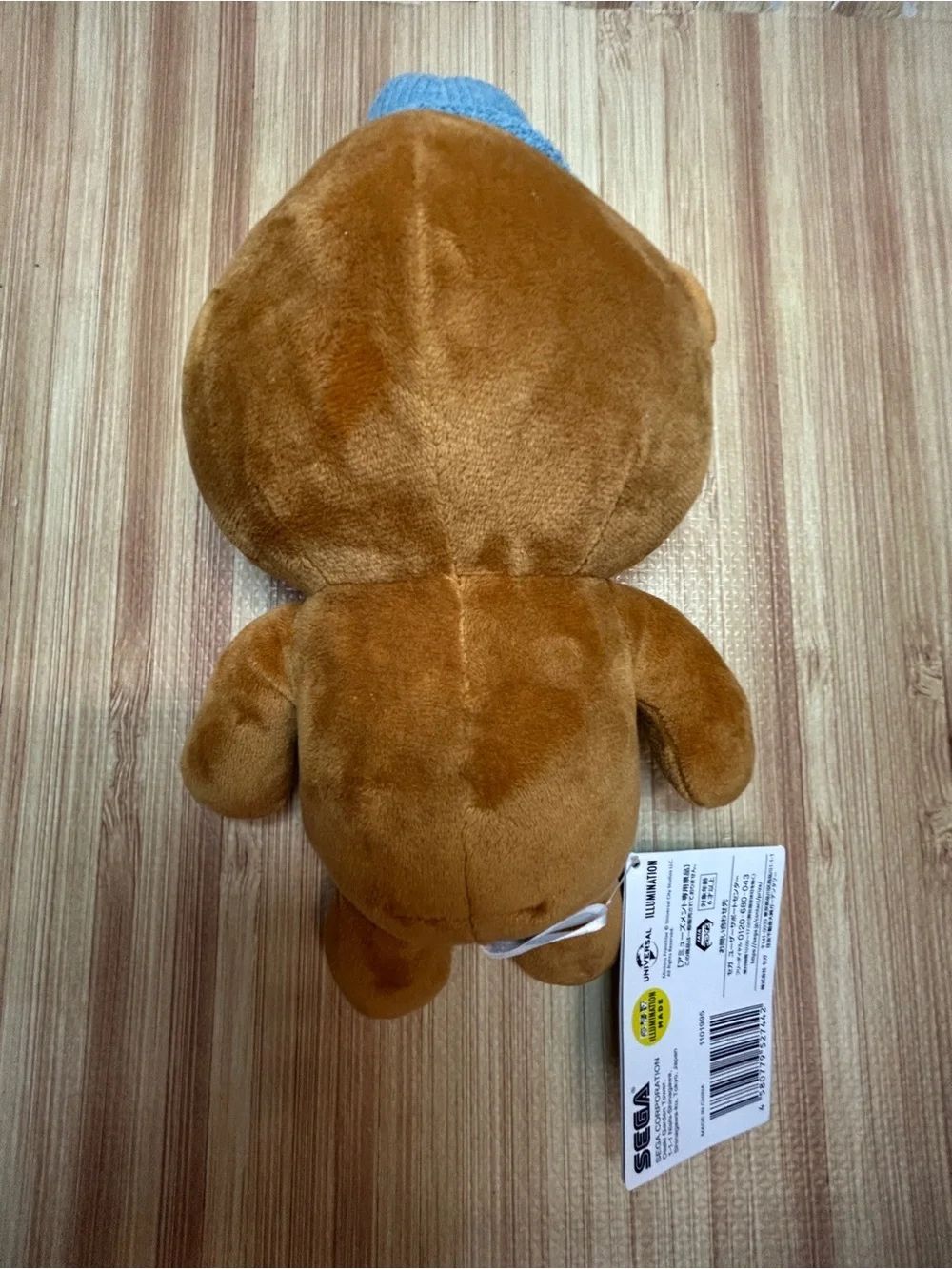 NWT Minions Tim The Bear Gentleman Plush Sega Japan Blue Hat⁠